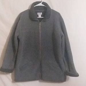 Jennifer Moore Grey Comphy Jacket Size M